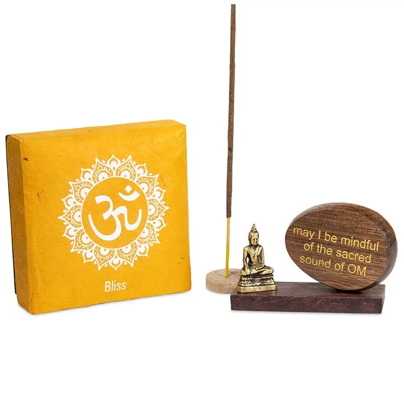 Affirmatie cadeauset Bliss -- 9x9 cm