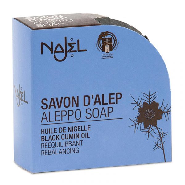 Aleppo toiletzeep nigella-olie (zwarte komijn) -- 100 g