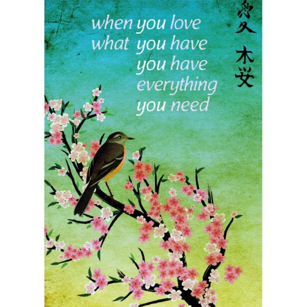 Ansichtkaarten When you love what you have -- 15x10.5 cm