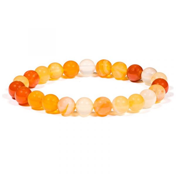 Armband carneool -- 19 cm