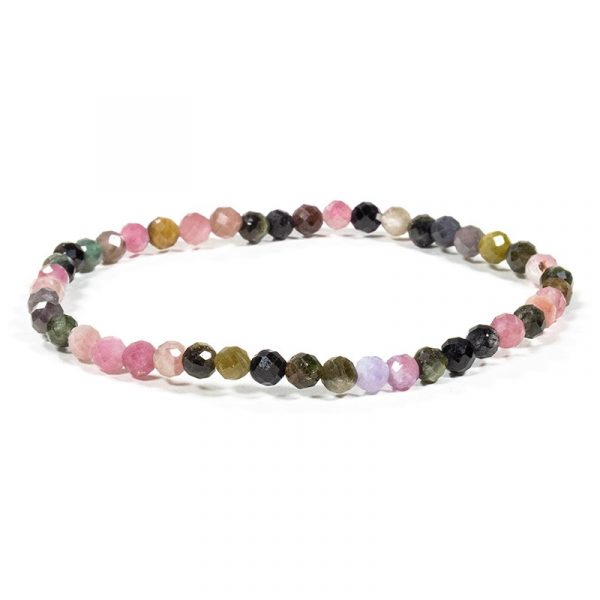 Armband toermalijn multicolour -- 19 cm