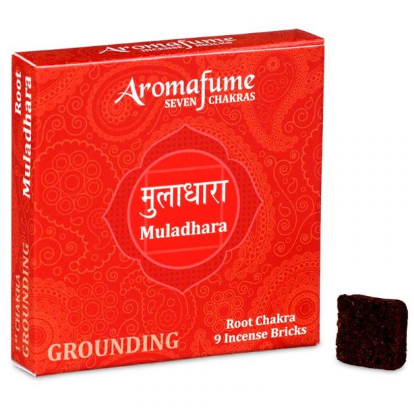 Aromafume Chakra wierookblokjes 1e chakra -- 40g
