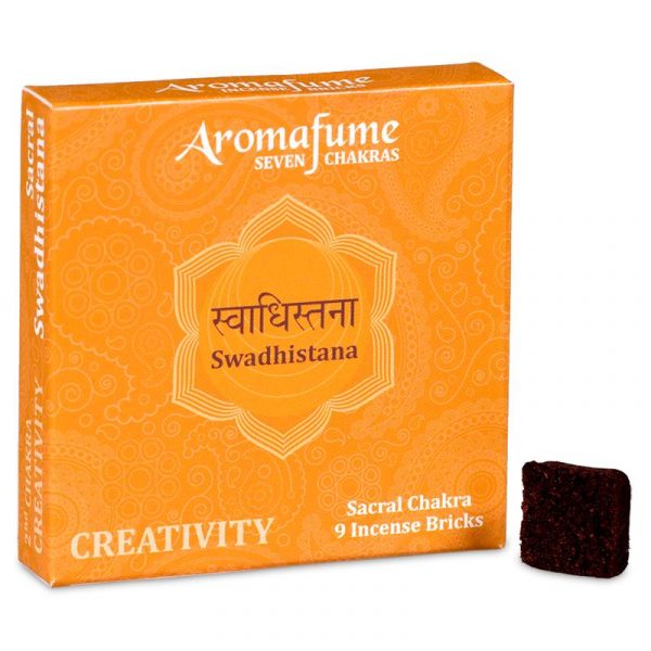 Aromafume Chakra wierookblokjes 2e chakra -- 40g