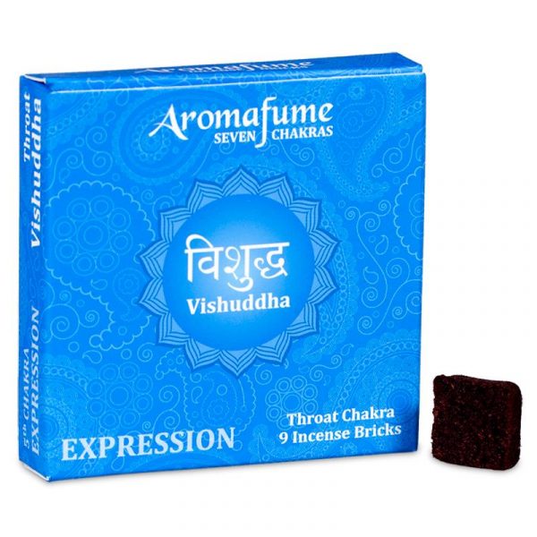Aromafume Chakra wierookblokjes 5e chakra -- 40g