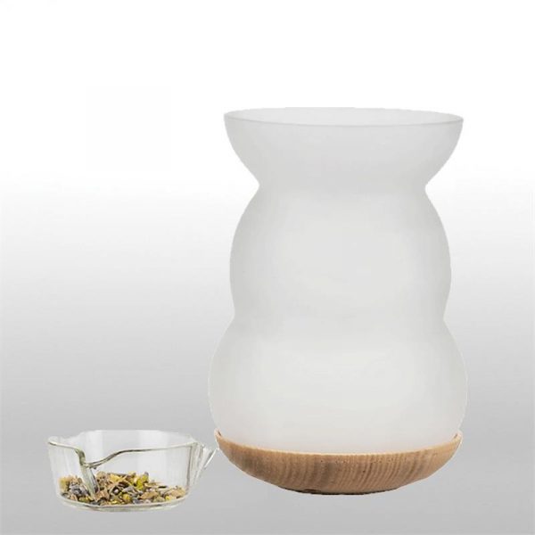 Aromalamp & wierookbrander Bloem des Levens -- 16x11 cm