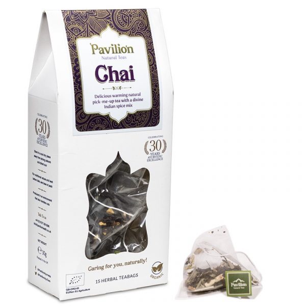 Ayurvedische Darjeeling Chai thee karton BIO -- 15x2 g