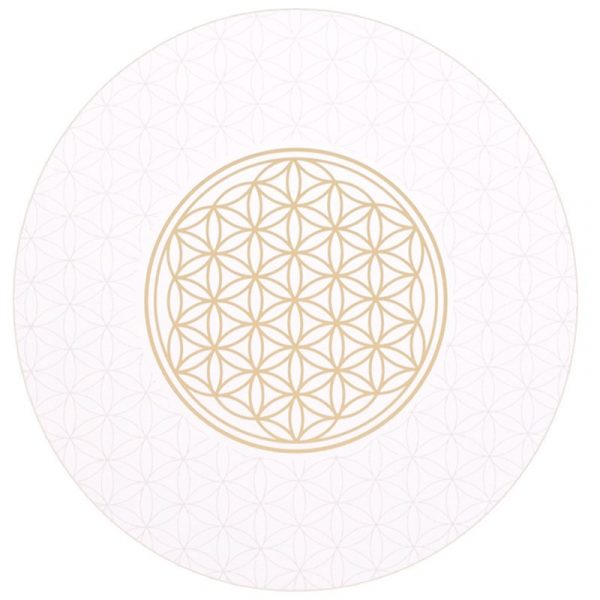 Bloem des levens onderzetters set van 6