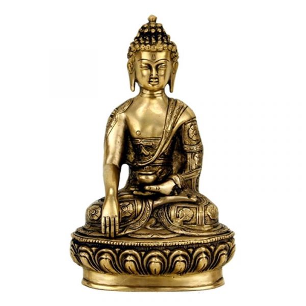 Boeddha Shakyamuni beeld -- 2930 g; 27 cm