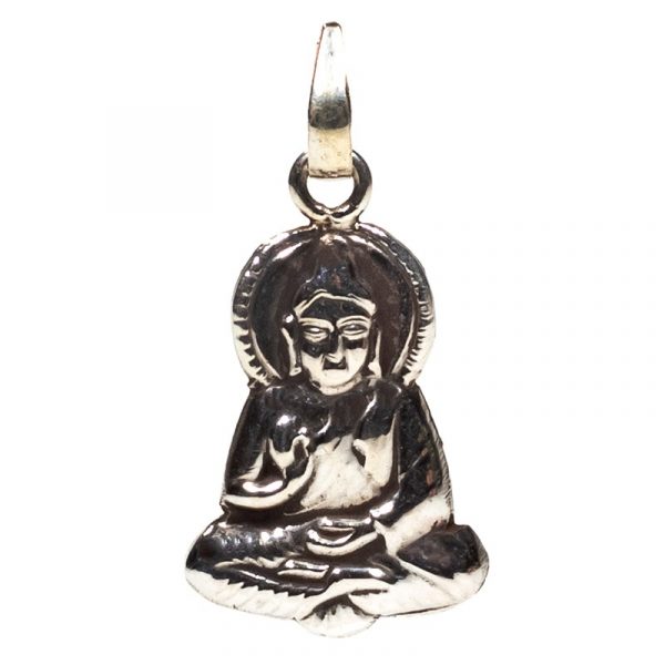 Boeddha hangertje 925 zilver -- 2 cm