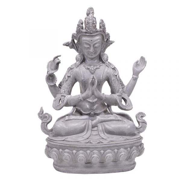 Boeddha van Compassie Chenresig -- 540 g; 14x11x24 cm