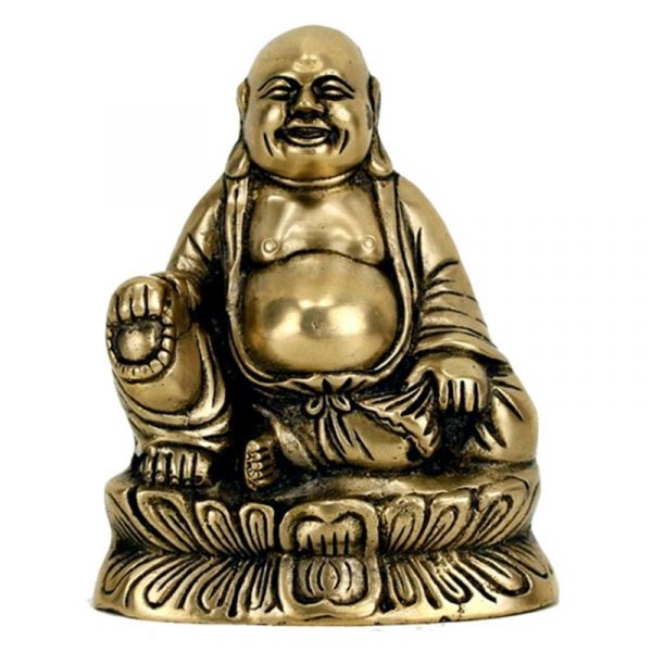Boeddhabeeldje Lachende Maitreya -- 860 g; 13 cm
