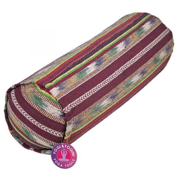 Bolster tribal rond -- 60x16 cm