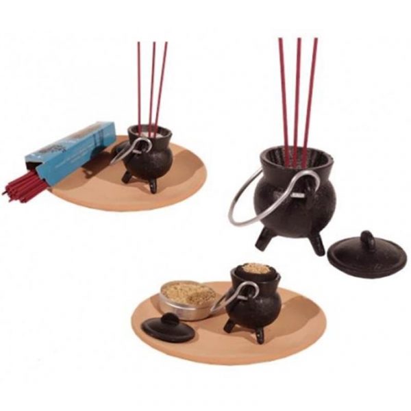 Cauldron (heksenketeltje) klein -- 260 g; 6x7 cm