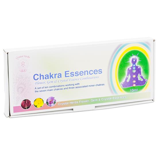 Chakra Essences SET van 10 flesjes -- 10 ml
