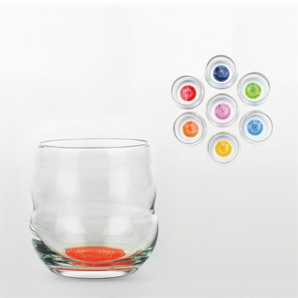 Chakra drinkglazen set Nature Design -- 7x250 ml