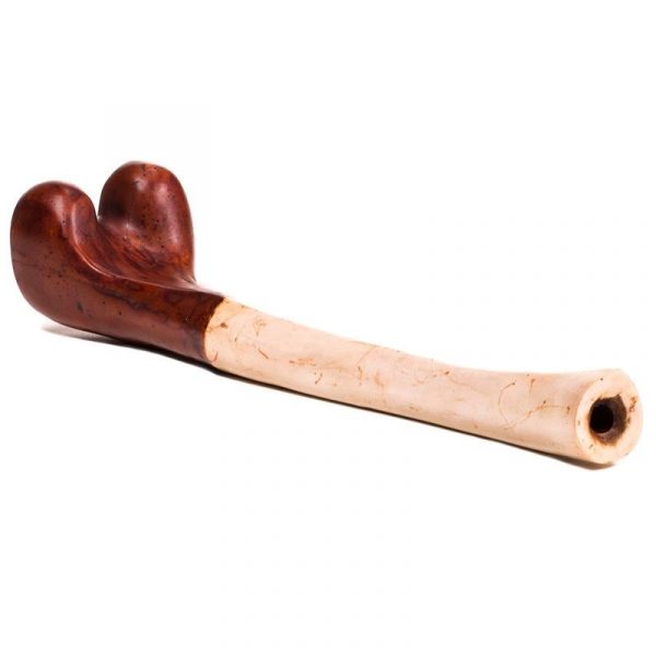 Dijbeen trompet (kyaling) ritueel instrument -- 265 g; 32 cm