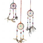 Dromenvanger hennep regenboog XS -- 5.5x20 cm