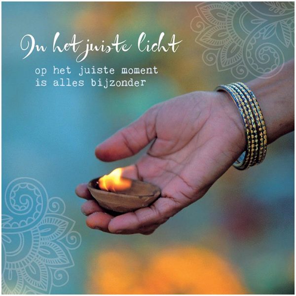 Dubbele kaarten In het juiste licht... -- 14x14 cm