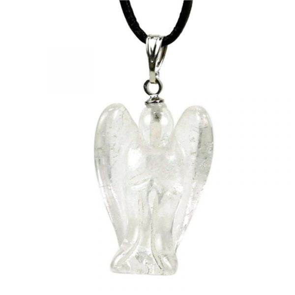 Engelen hanger bergkristal -- 3 cm