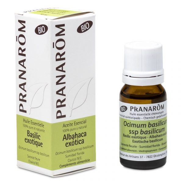 Etherische olie Exotische basilicum (Ocimum basilic.) BIO