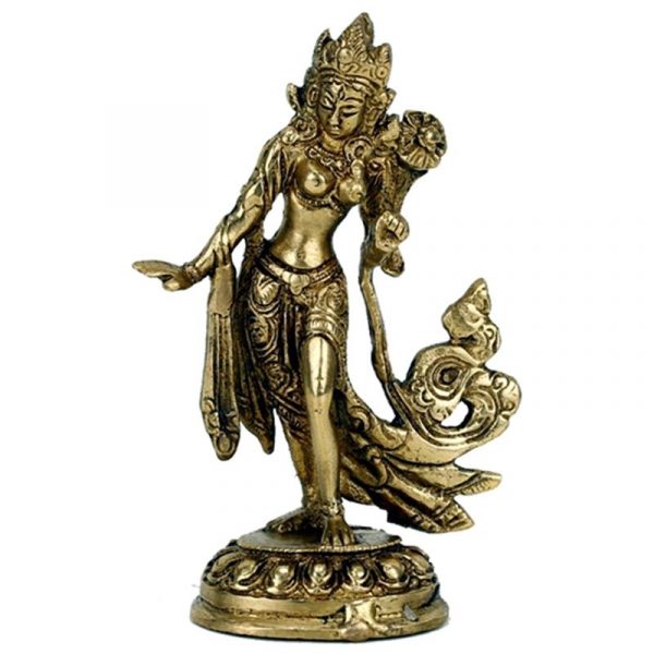 Groene Tara dansend -- 13 cm