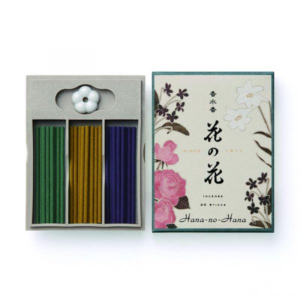 Hana no hana wierook giftbox roos/lelie/viooltje -- 40 g; 5.