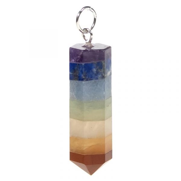 Hanger 7 chakra stenen -- 3.5cm