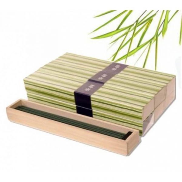 KAYURAGI wierook groene thee -- 40 g; 14 cm