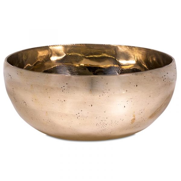 Klankschaal Shanti goudkleurig -- 1050-1250 g; 20-21 cm