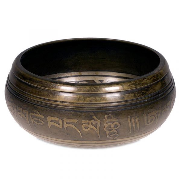 Klankschaal met Boeddha -- 550 g; 11 cm
