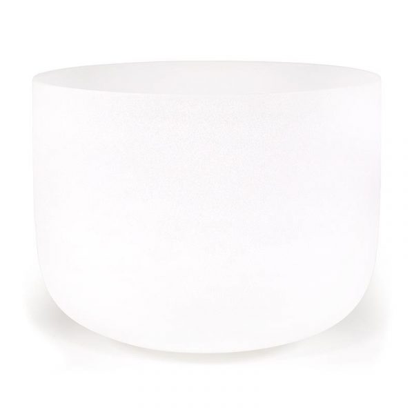 Kristallen klankschaal E-toon 432 Hz + tas -- 30 cm