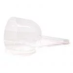 Kristallen klankschaal helder/handgreep/tas C-toon -- 20 cm