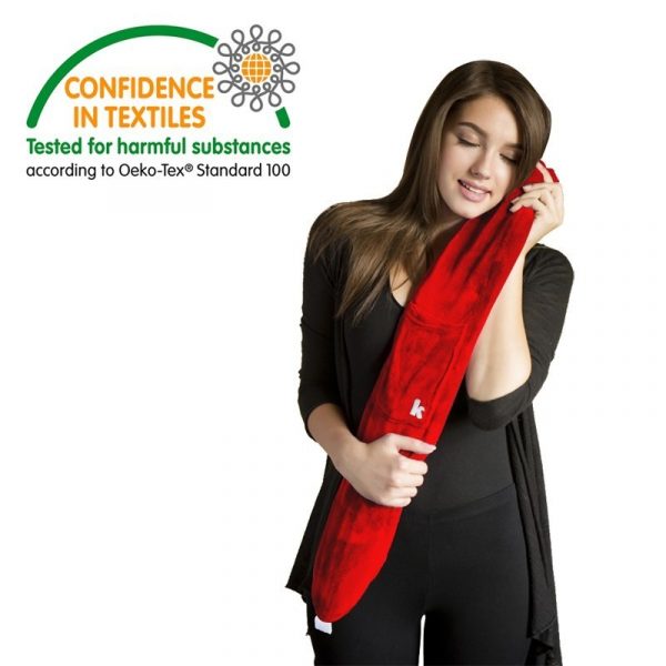 Kundalini warmwaterkruik rood -- 75x12 cm