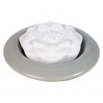 Lotus geursteen grijs -- 7 cm