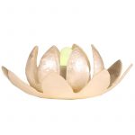 Lotus sfeerlicht parelmoer -- 19x8 cm