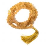 Mala Goudkwarts AA kwaliteit 108 kralen -- 0.8 cm