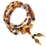 Mala agaat mix elastisch -- 0.5 cm