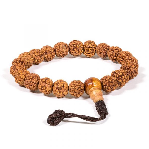 Mala/armband rudraksha 21 kralen -- 0.8 cm