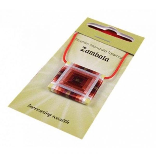 Mandala Talisman hanger Zambala -- 2.5x2.5 cm