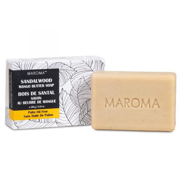 Maroma mango boter zeep sandelhout Fair trade -- 100 g