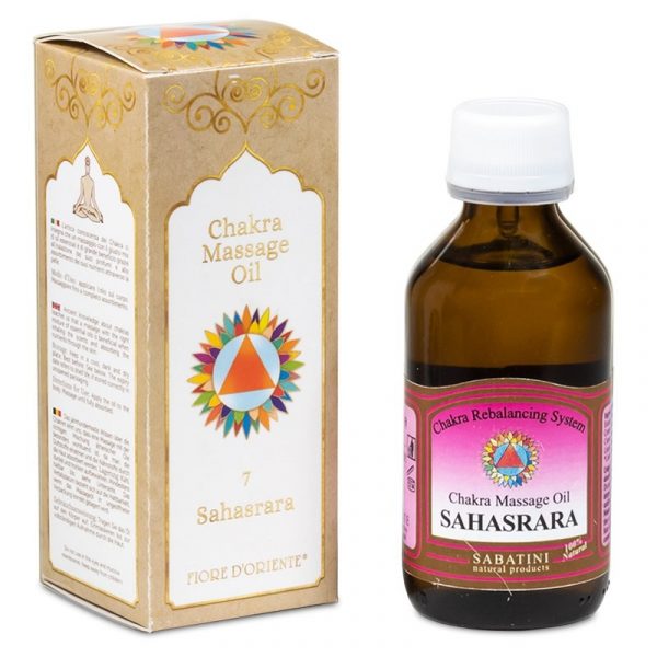 Massageolie 7e chakra Sahasrara  -- 100ml