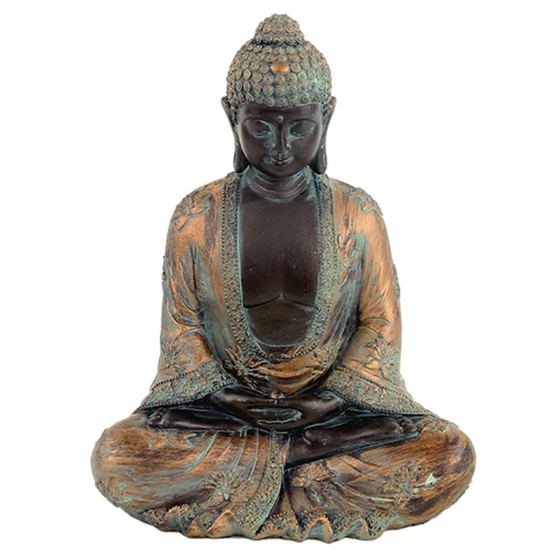 kapperszaak droog Demonteer Meditatie Boeddha antieke finish Japan — 440 g; 19x12x24 cm – Buddhalife