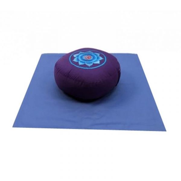 Meditatie SET OM paars/rood/blauw op blauw -- 65x65x5 cm