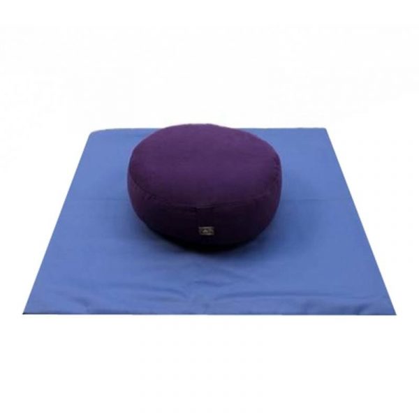 Meditatie SET paars op blauw -- 65x65x5 cm