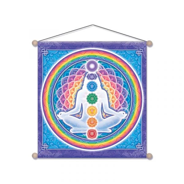 Meditatie banner Light Body -- 37.5x37.5 cm