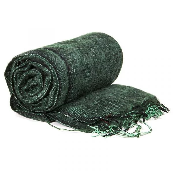 Meditatie omslagdoek groen -- 200x80 cm