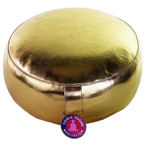 Meditatiekussen goud -- 33x17 cm