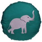 Meditatiekussen olifant voor kinderen -- 850 g; 25x10 cm