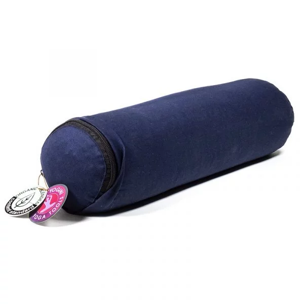 Mini bolster donkerblauw BIO -- 12x40cm