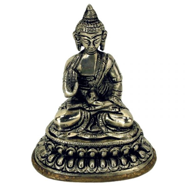 Minibeeldje Boeddha Amogasiddhi -- 330 g; 10 cm